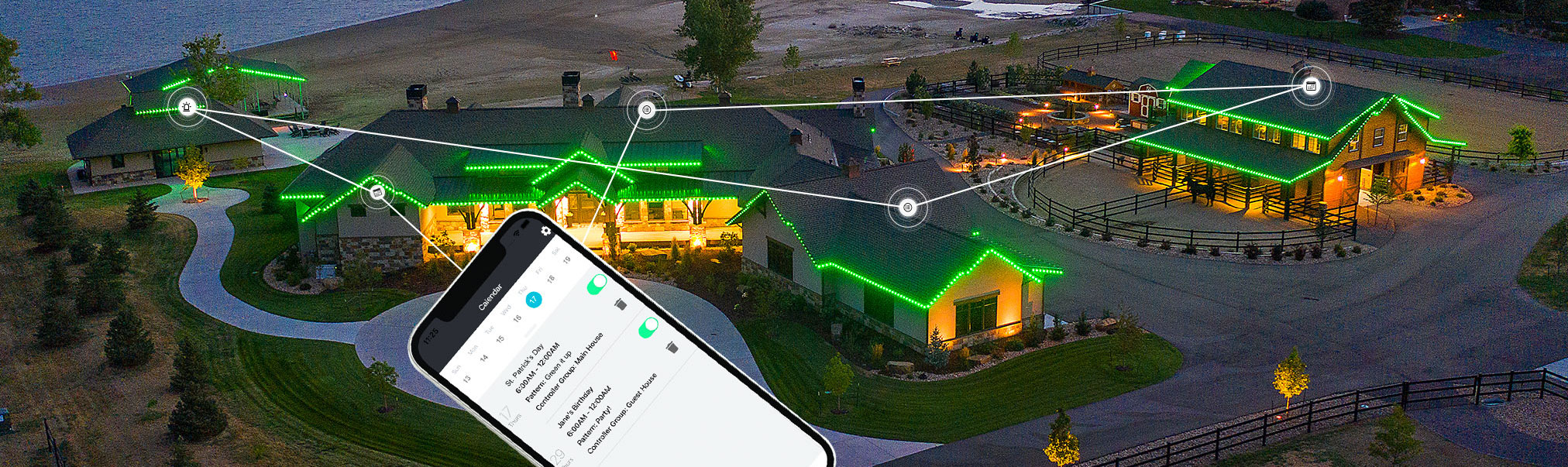 permanent holiday lights