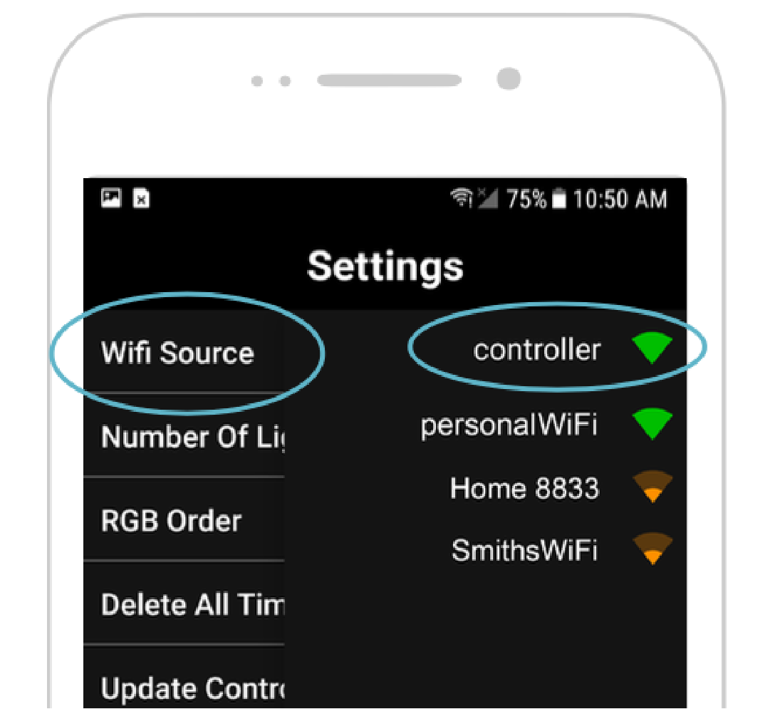 Changing Oelo App WiFi